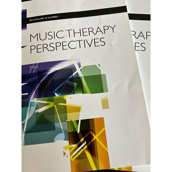 Music Therapy Perspectives Vol 33 Issues 1 & 2  Considering Theory In Practice - Picture 8 of 12